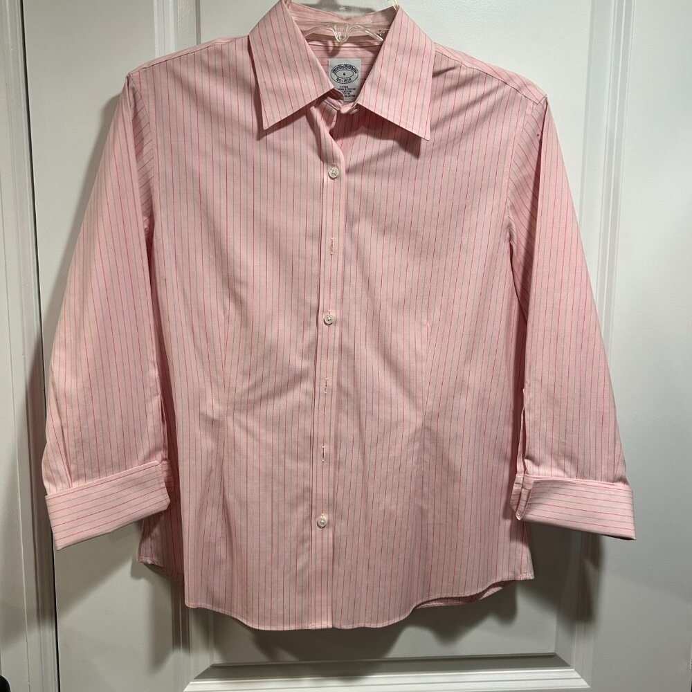 WOMEN'S COTTON BROOKS BROTHER SHIRT